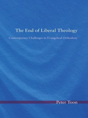 cover image of The End of Liberal Theology